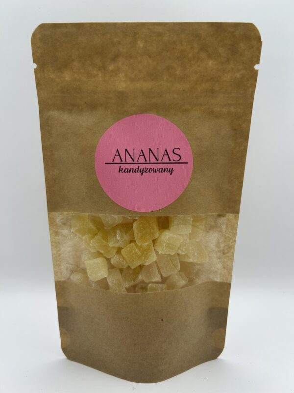 ananas kandyzowany owoce kandyzowane