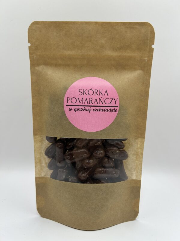 Skórka pomarańczy w gorzkiej czekoladzie