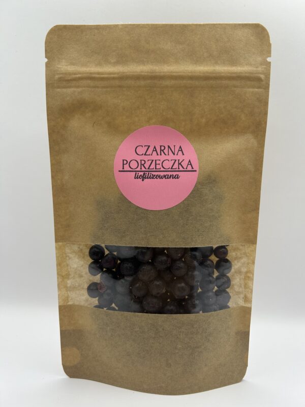 Czarna porzeczka liofilizowana - owoce liofilizowane