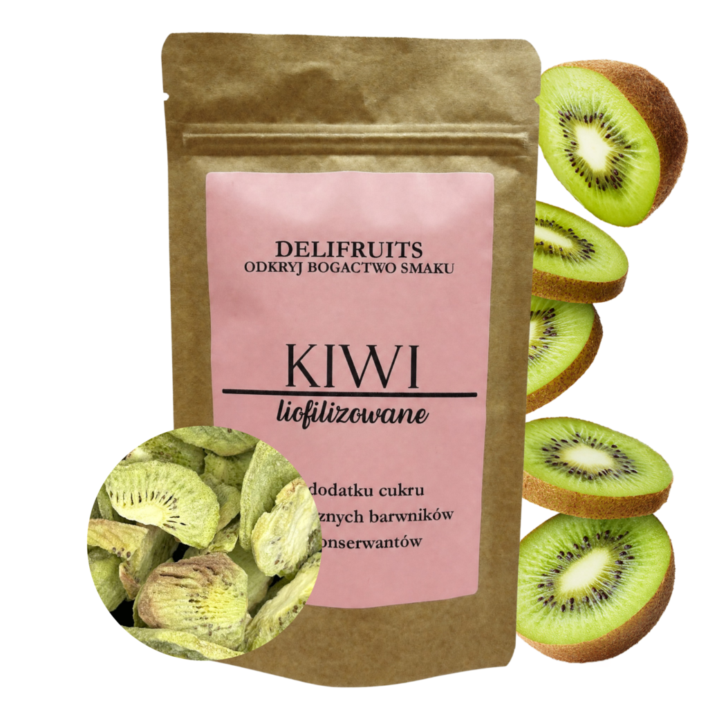 kiwi liofilizowane plastry