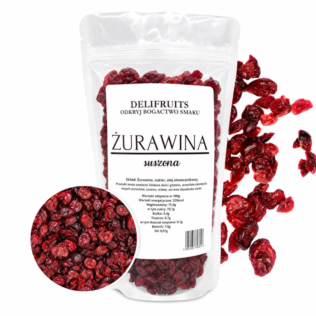 żurawina suszona do ciast