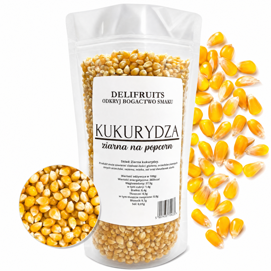 ziarna kukurydzy na popcorn