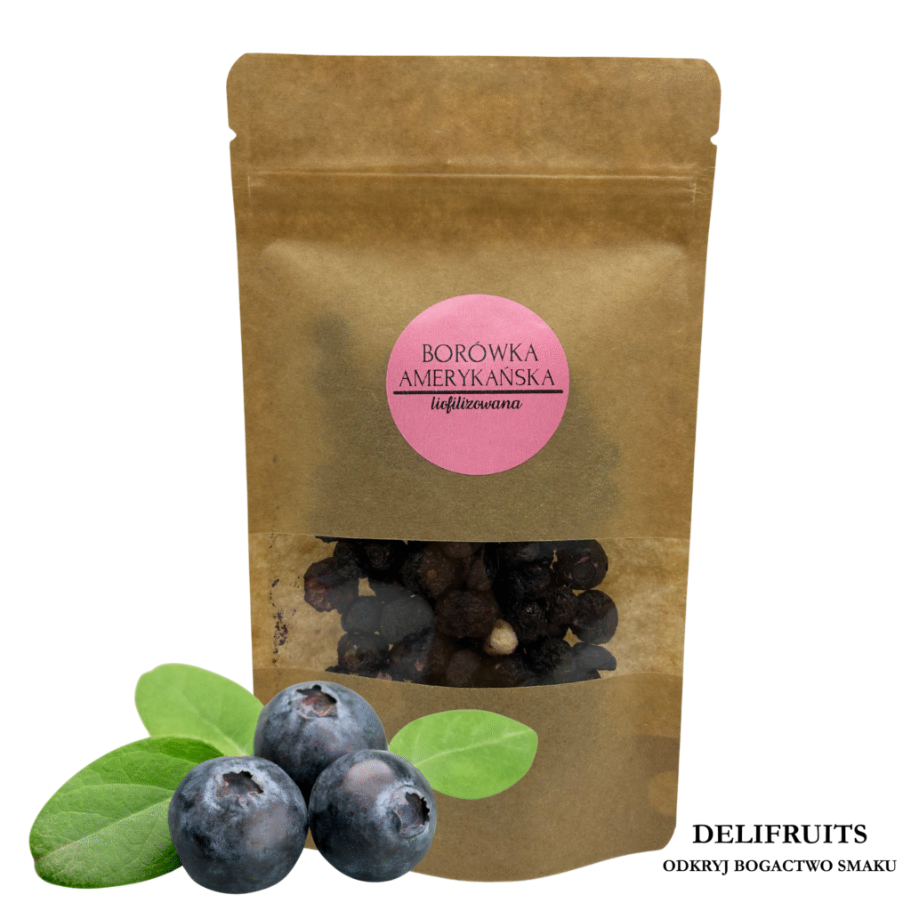 borówka amerykańska liofilizowana, owoce liofilizowane