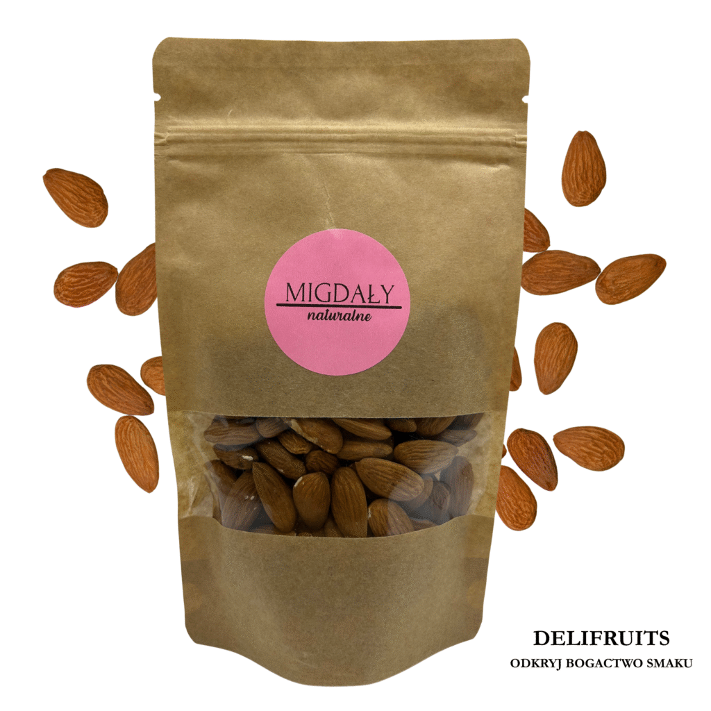 migdały naturalne, orzechy naturalne