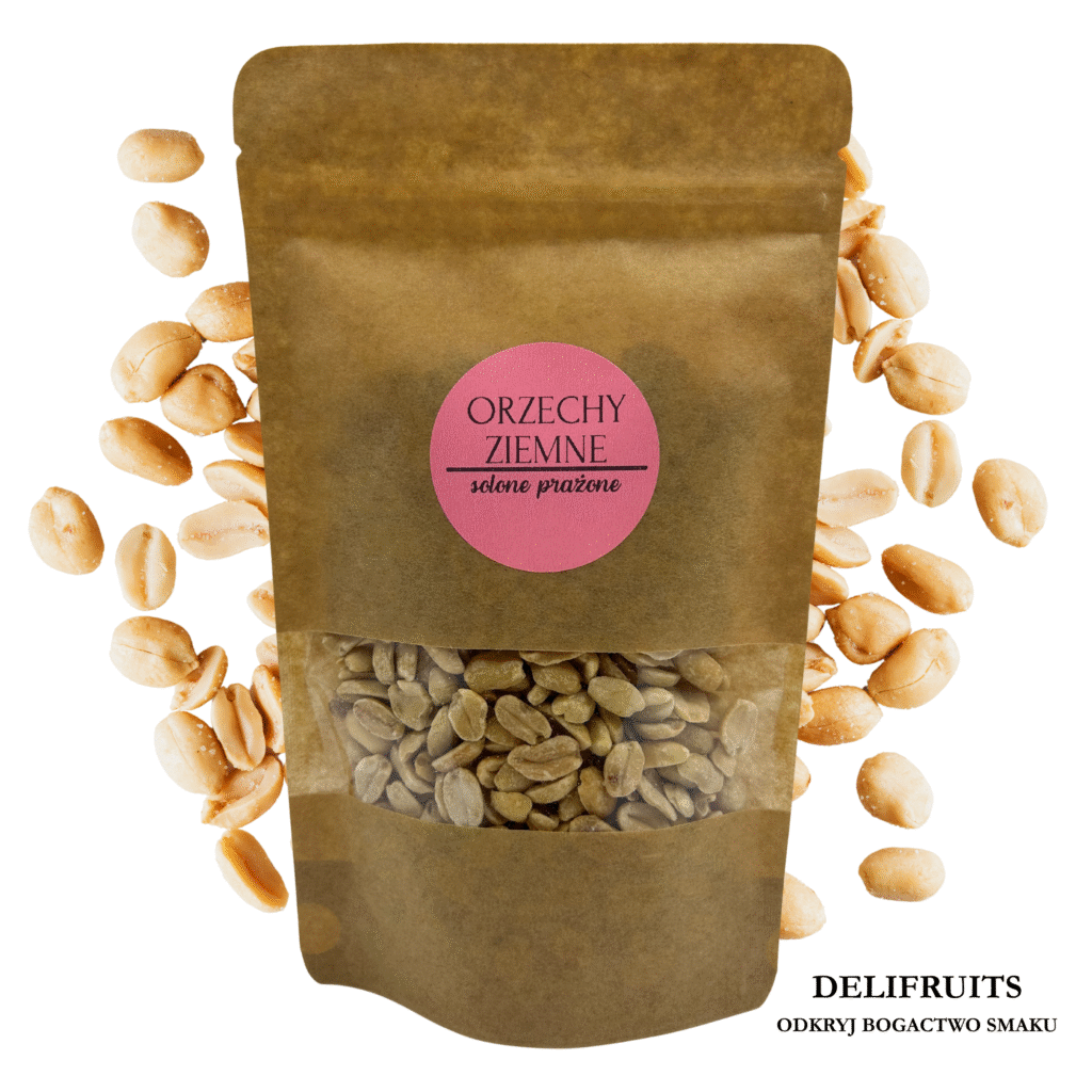 orzechy ziemne solone prażone, orzechy naturalne