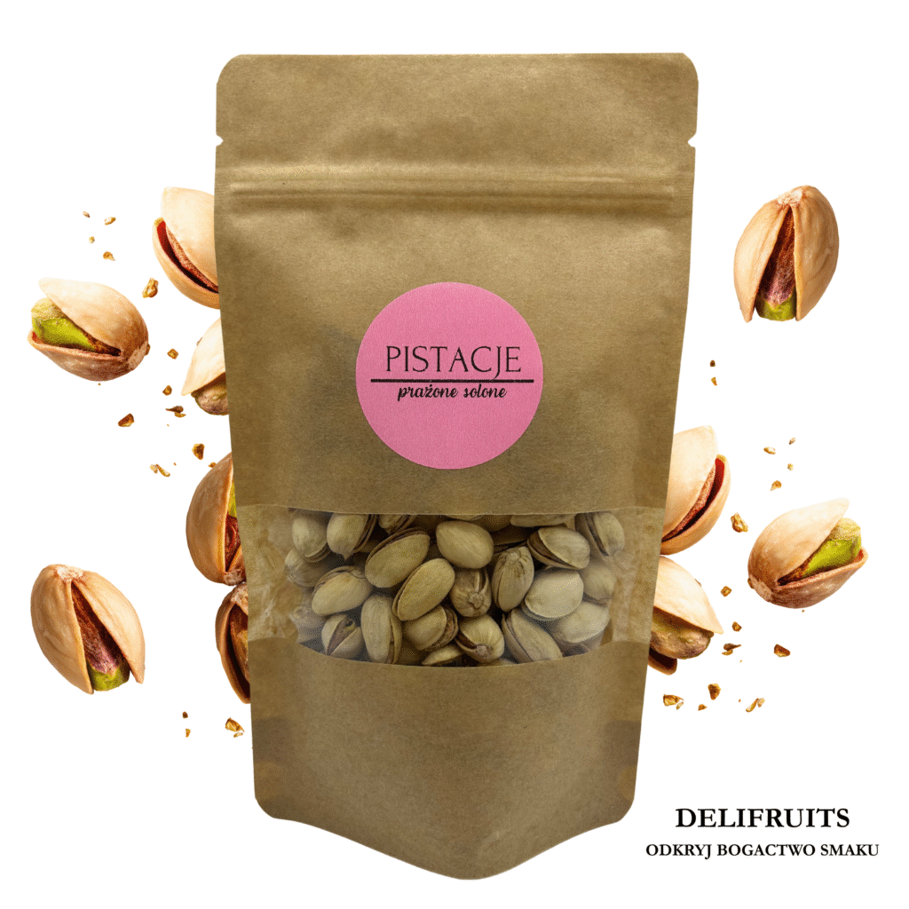 pistacje prażone solone, orzechy naturalne