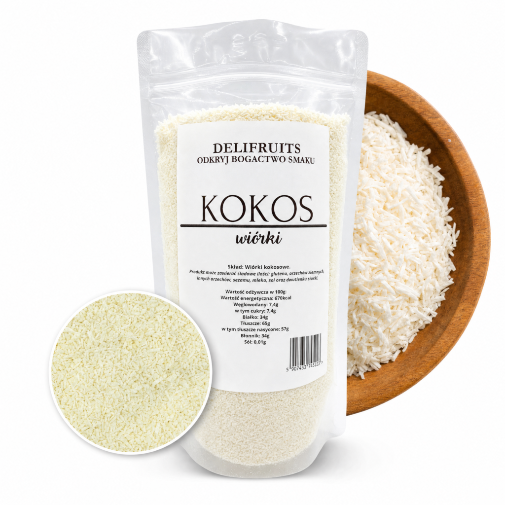 wiórki kokosowe naturalne