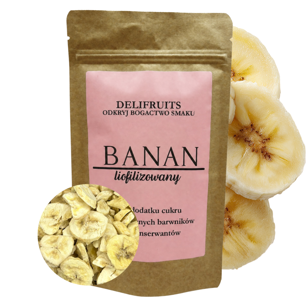 banan liofilizowany plaster