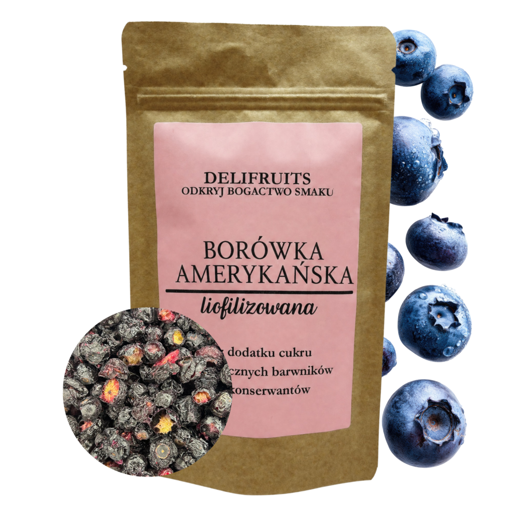 borówka amerykańska liofilizowana cała