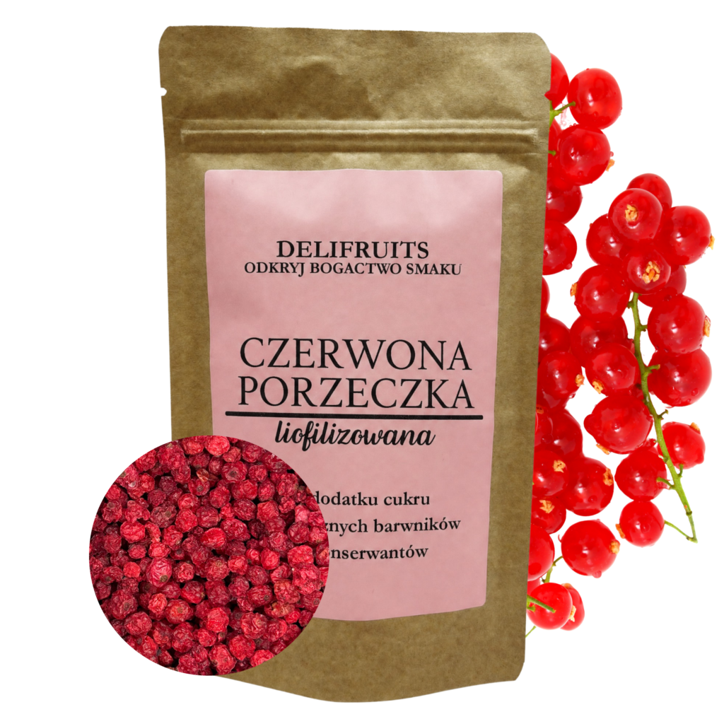 czerwona porzewczka liofilizowana cała