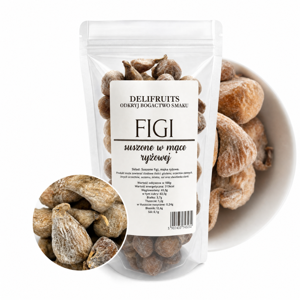 figi suszone w mące ryżowej
