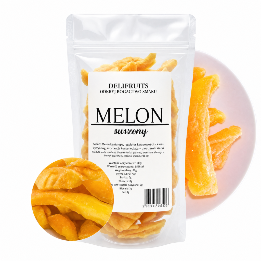 melon kantalupa suszony