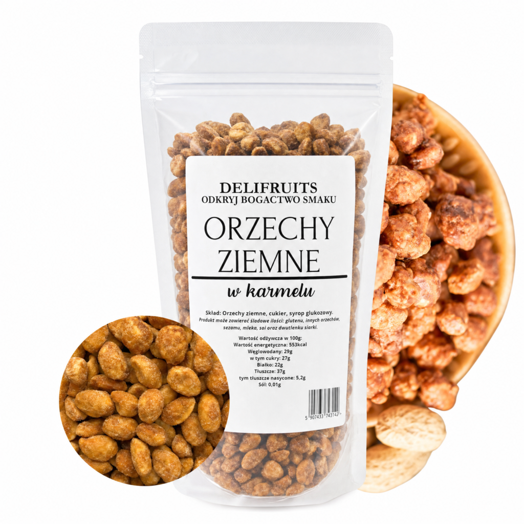 orzechy ziemne w karmelu
